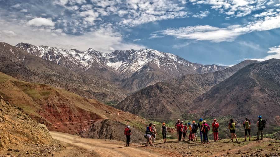 Atlas Mountains: Ijoukak and 4 Valleys with Camel Ride - Village paths and the changing mountain itinerary