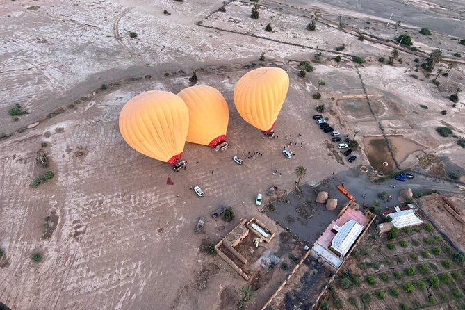 Balloon Flight with Berber Breakfast - Landing, certificate, and refreshments