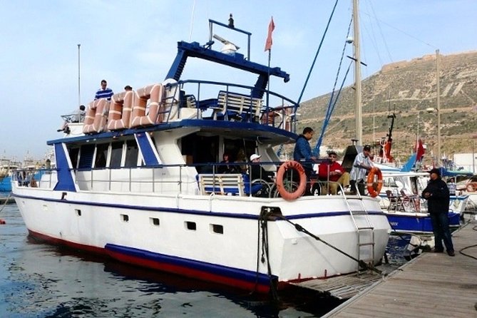 Boat Tours in Agadir lunch including ( sea food ) - First stop: fishing with provided equipment