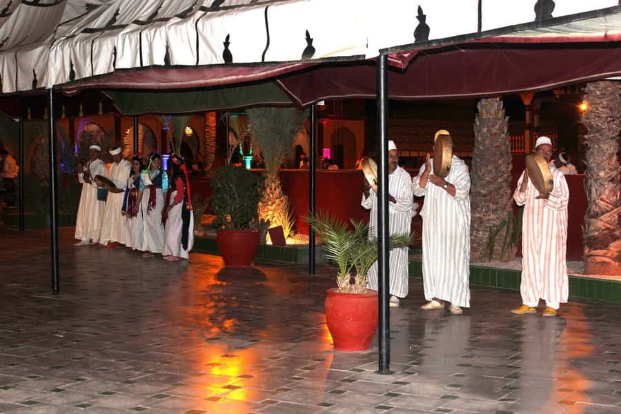 Chez Ali Dinner & Horsemen Show From Marrakech - A five-course Moroccan dinner