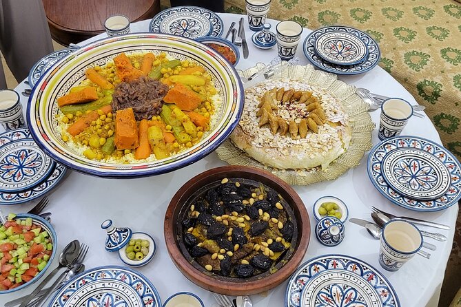 Cook Moroccan Food & Try on Traditional Clothes like a local - Choosing dishes and cooking grandmother’s recipes