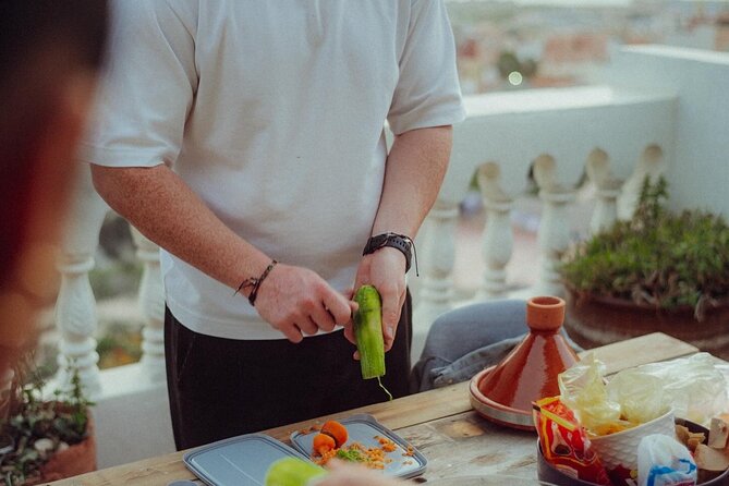 Cooking the Moroccan Way, Tamraght - A local market stop adds useful context
