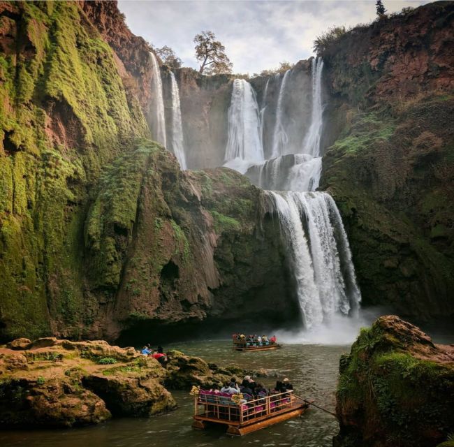 Day trip from Marrakech to Ouzoud Waterfalls - Arriving above the Ouzoud Waterfalls