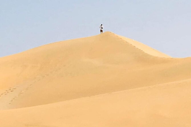 Desert and Wild Beach Day Trip with Meal - The Youssef dam panorama and the small desert