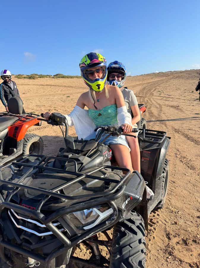 Desert & Beach Quad Adventure With Camel Ride - Your first quad ride starts with a test