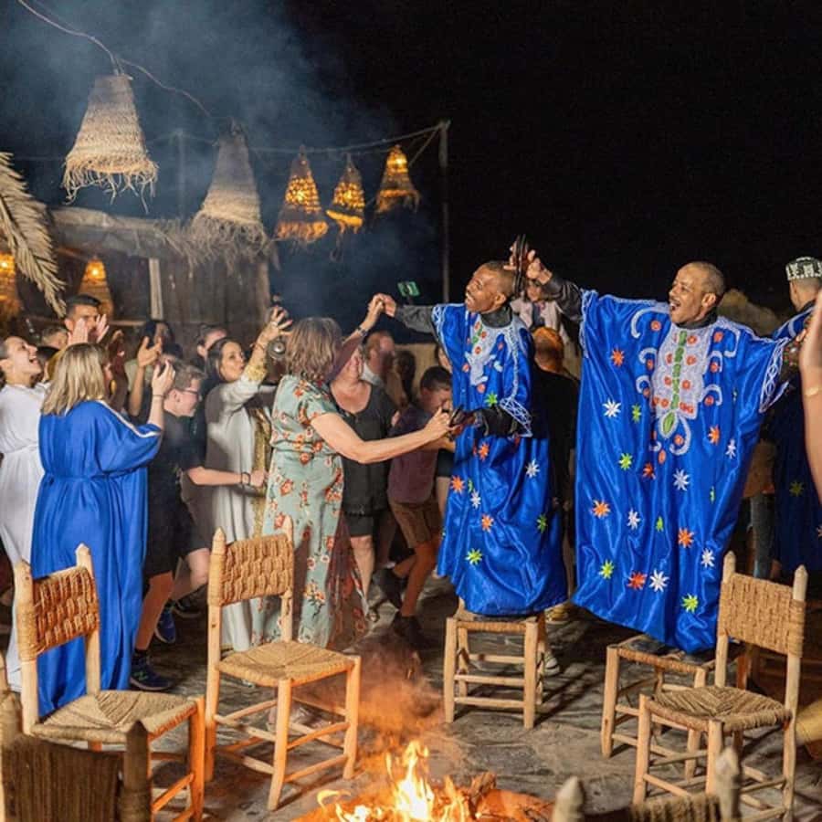 Desert night : ATV, Camel Trek sunset views & Dinner show - The camel trek slows everything down