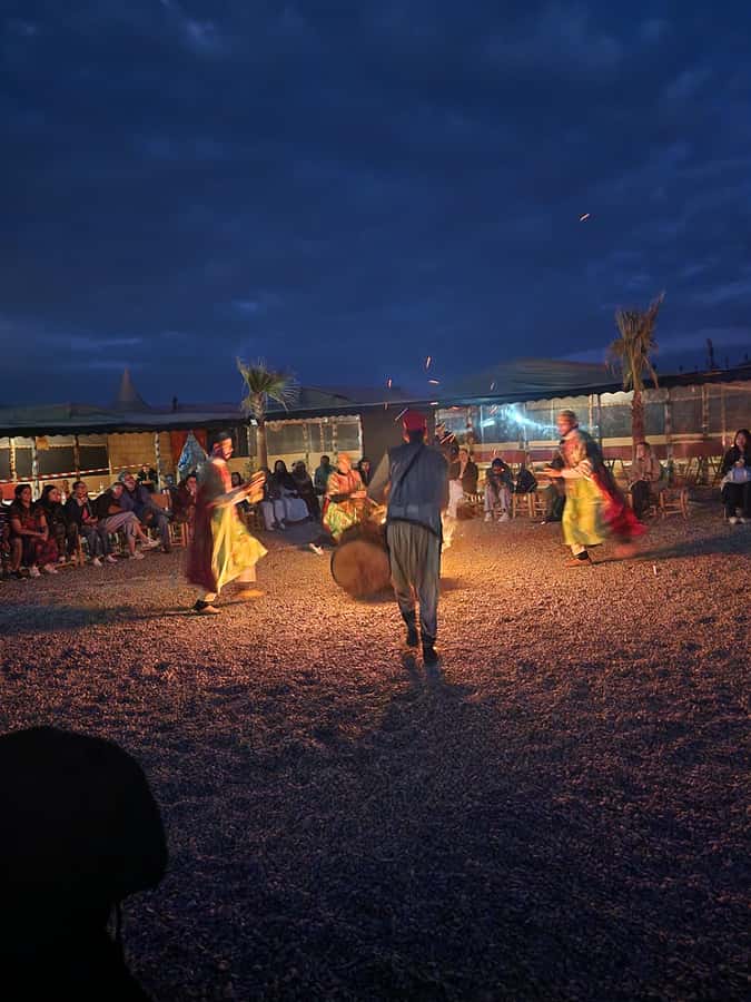 Desert night : ATV, Camel Trek sunset views & Dinner show - Dinner, music, and the fire performance