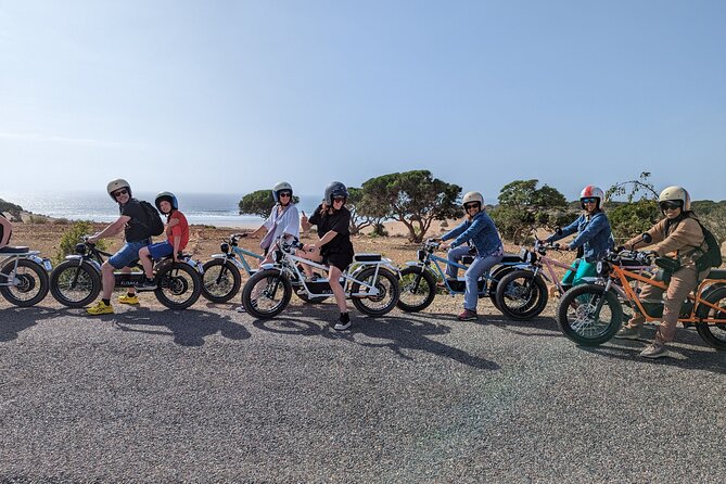 Discovery Tour around Essaouira by Electric Motorcycle - Norfolk pines and coastal views at the golf course
