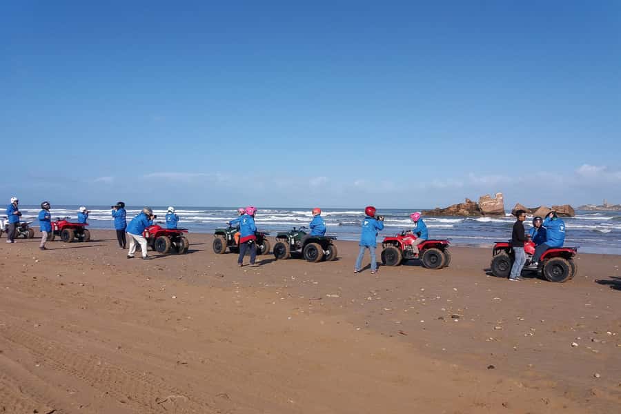 Essaouira P3: Quad tour forest beach dunes (free transfer) - Leaving Essaouira for the open sand