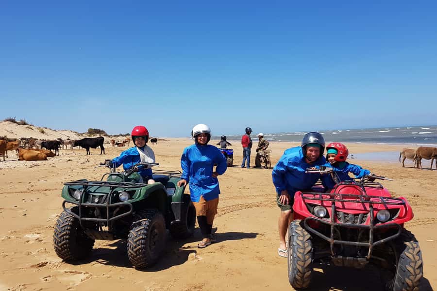 Essaouira P3: Quad tour forest beach dunes (free transfer) - Dar Sultan Palace and Bourj El Baroud