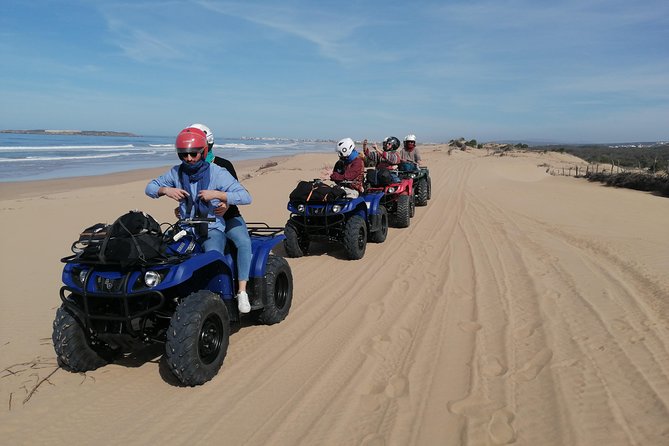 Essaouira: Quad ride / family & friends (free transfer) - Getting fitted with a helmet, jacket, and gloves