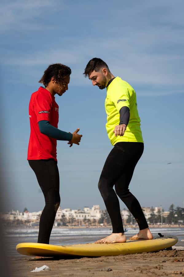 Essaouira: Surf Lesson with changing rooms & Hot showers - The beach briefing makes the first session less confusing