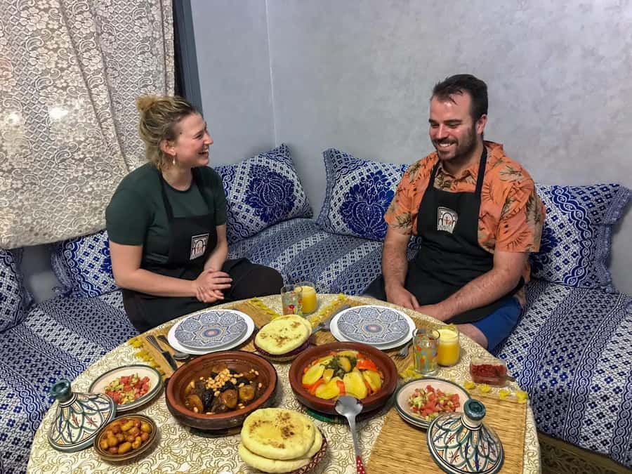 Essaouira: Traditional Family Style Moroccan Cooking Class - Entering a Moroccan family kitchen
