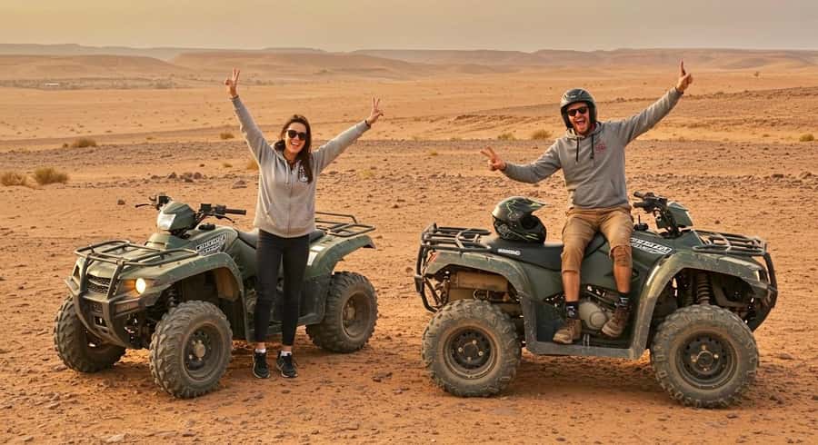 Evening Marrakech: Agafay Desert Quad , Camel & Dinner Shows - Music, dancing, and the fire show