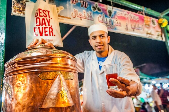 Evening Marrakech: Gastronomic and Market Tour Inside the Medina - Riad Zitoun Jdid and the shift from square to side streets
