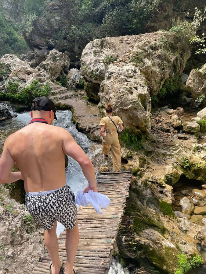 explore Akchour like a local - Reaching the Bridge of God