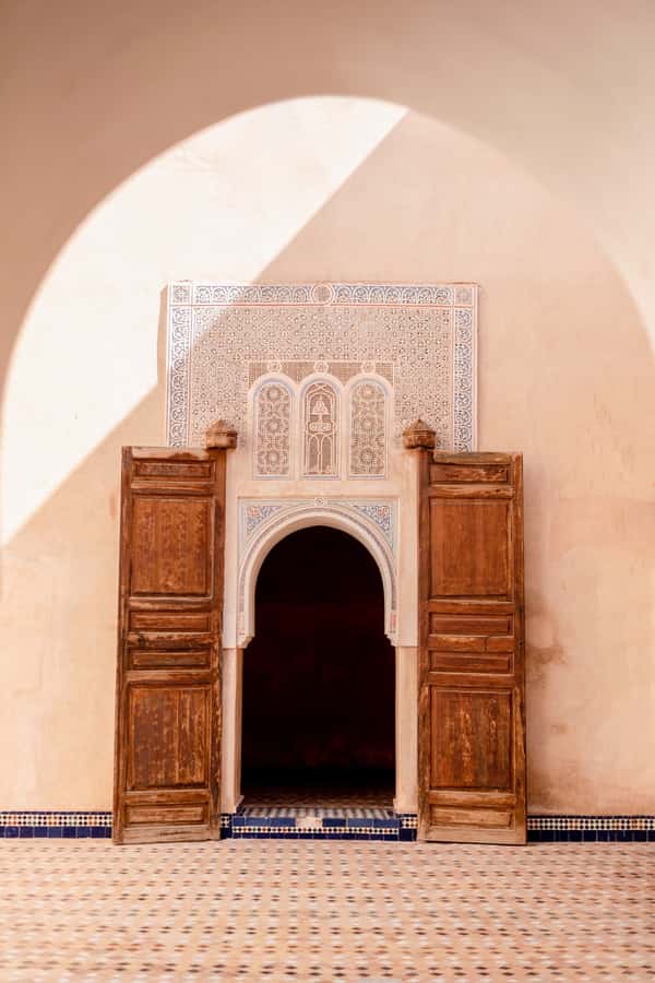 Explore most attractive sightseeing of Marrakech-shared tour - Bahia Palace and its Moorish-Andalusian detail