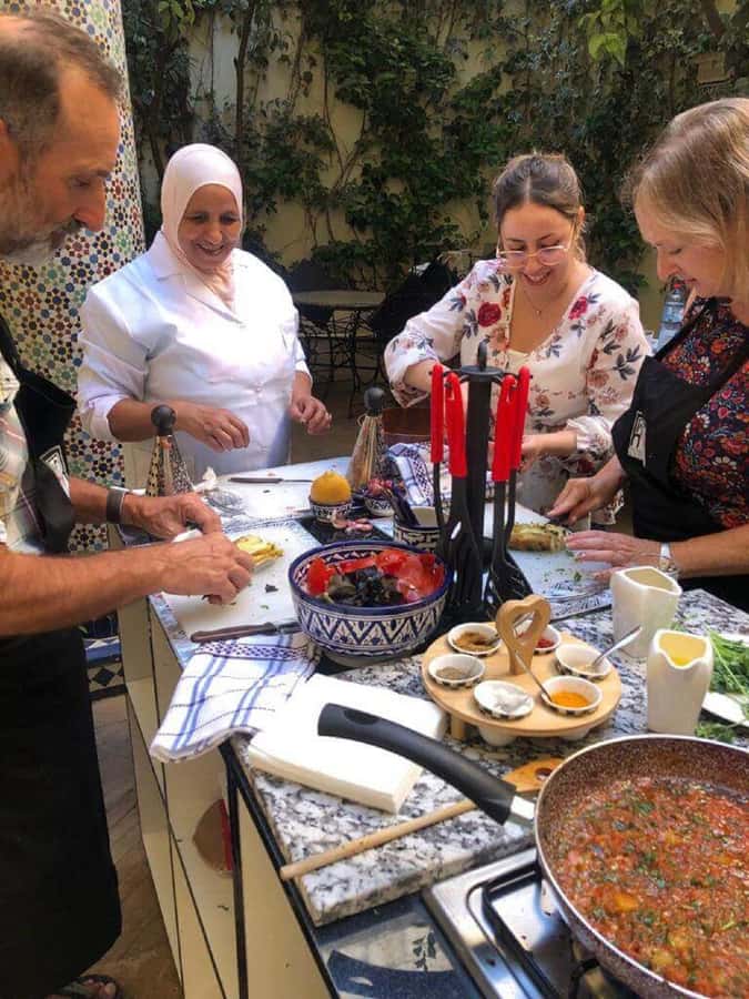 Fes: Authentic Cooking Class and Old Medina Visit - Walking to a historic family-owned riad