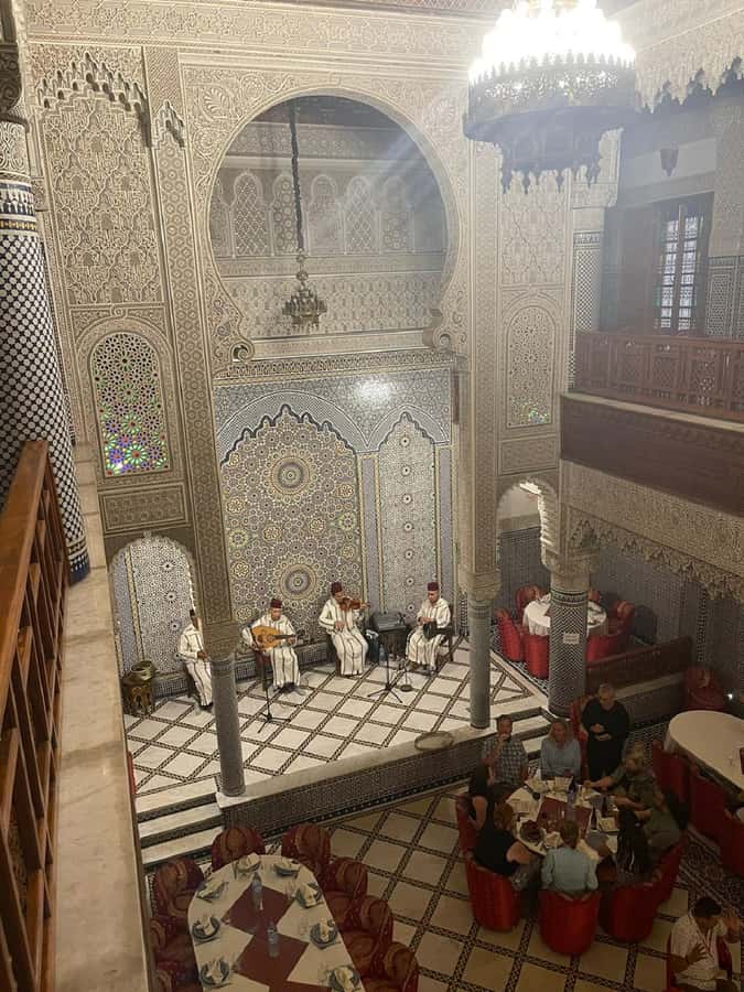 Fes : Unforgettable Dinner Show Experience with hotel pickup - Lamb and chicken tajine with couscous