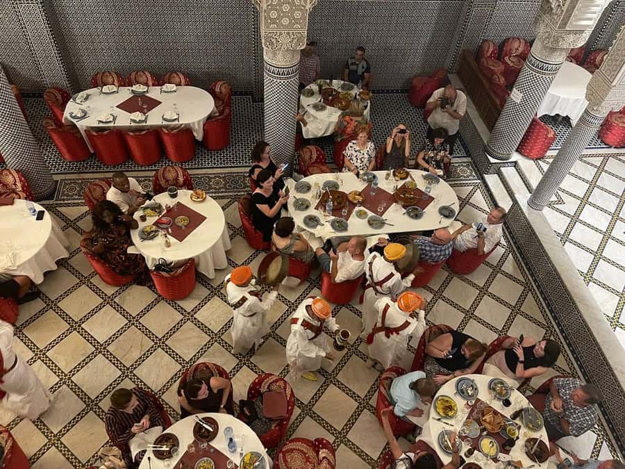 Fes : Unforgettable Dinner Show Experience with hotel pickup - The mock Moroccan wedding is the big audience moment