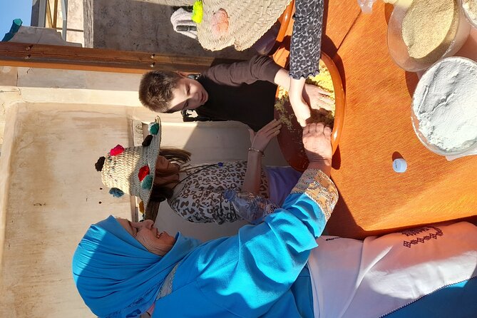 Fez view cooking with grandmother - Starting at Hotel Batha in central Fez