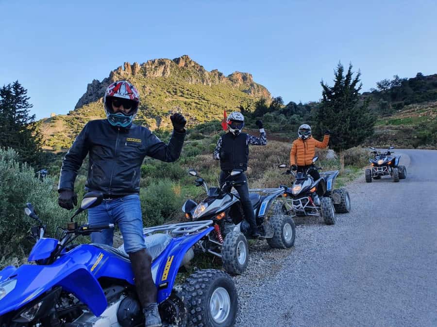 From Chefchaouen: ATV-Quad Guided Tour to Akchour Waterfall - Starting at the garage in Chefchaouen