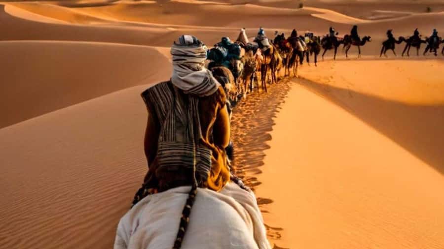 From Fes: 2-Day Merzouga Desert Trip w/Luxury Tent & Dinner - Erfoud and the final approach to Merzouga