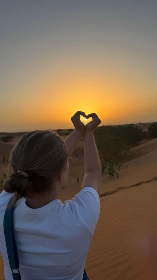 From Fes: 4-Day Trip to Marrakech via Merzouga & Gorges - The Erg Chebbi dunes and a sunset camel ride