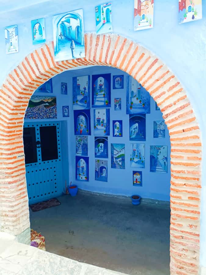 From Fez : Memorable Day Trip to Chefchaouen the Blue City - Seeing Chefchaouen from Above