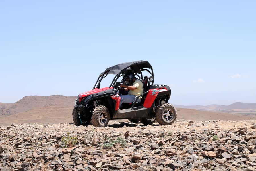 From Marakkesh: Half Day Buggy Adventure in Agafay Desert - Getting behind the wheel of the 800cc buggy