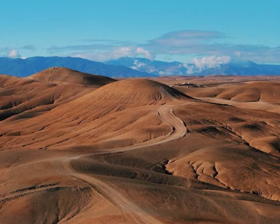 From Marrakech: 2-Day and 1-Night Stay in Agafay Desert - Camel riding with Agafay in view