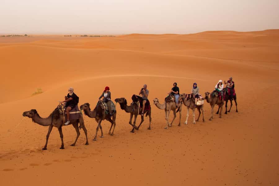 From Marrakech: 3-Day Desert Tour to Fes via Erg Chebbi - Day one: High Atlas views and Ait Ben Haddou