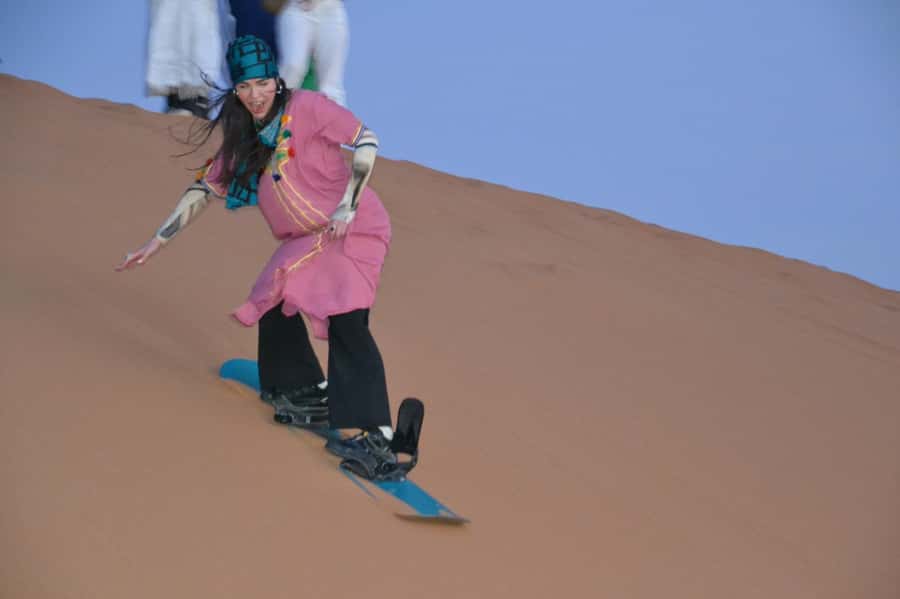 From Marrakech: 3-Day Marzouga Desert Tour with Camel Ride - The camel ride and sunset at Erg Chebbi