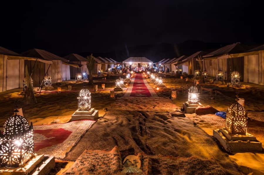From Marrakech: 3-Day Merzouga and Sahara Desert Tour - Camel riding, sandboarding, and sunset at Erg Chebbi