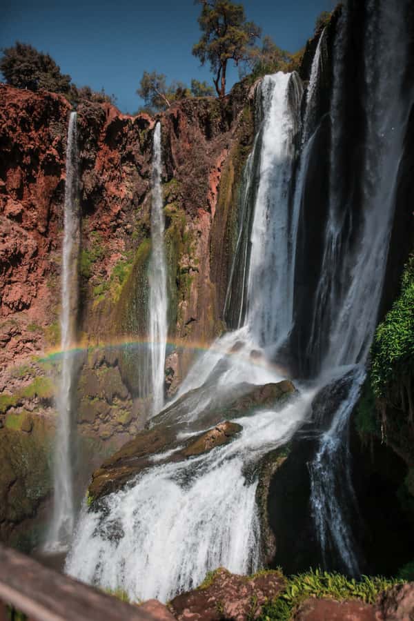 From Marrakech: A day Trip to Ouzoud waterfalls - Arriving at the 110-meter Ouzoud Falls