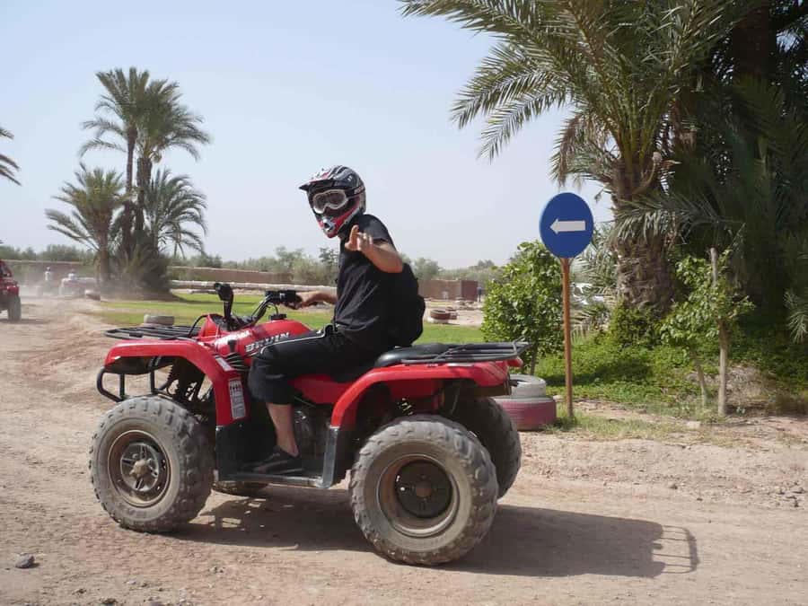 From Marrakech: Adventure Quad Ride in La Palmeraie - Guides, safety, and group mood