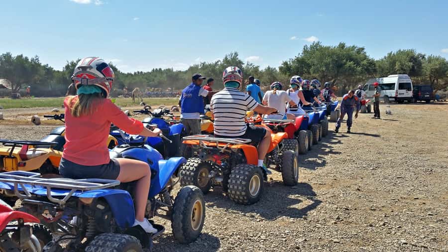 From Marrakech: Adventure Quad Ride in La Palmeraie - Getting comfortable on the quad bike