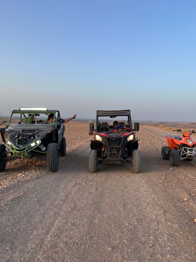 From Marrakech: Agafay Desert Buggy 1Hour & Dinner Show - The Agafay ride: dust, turns, and photo stops