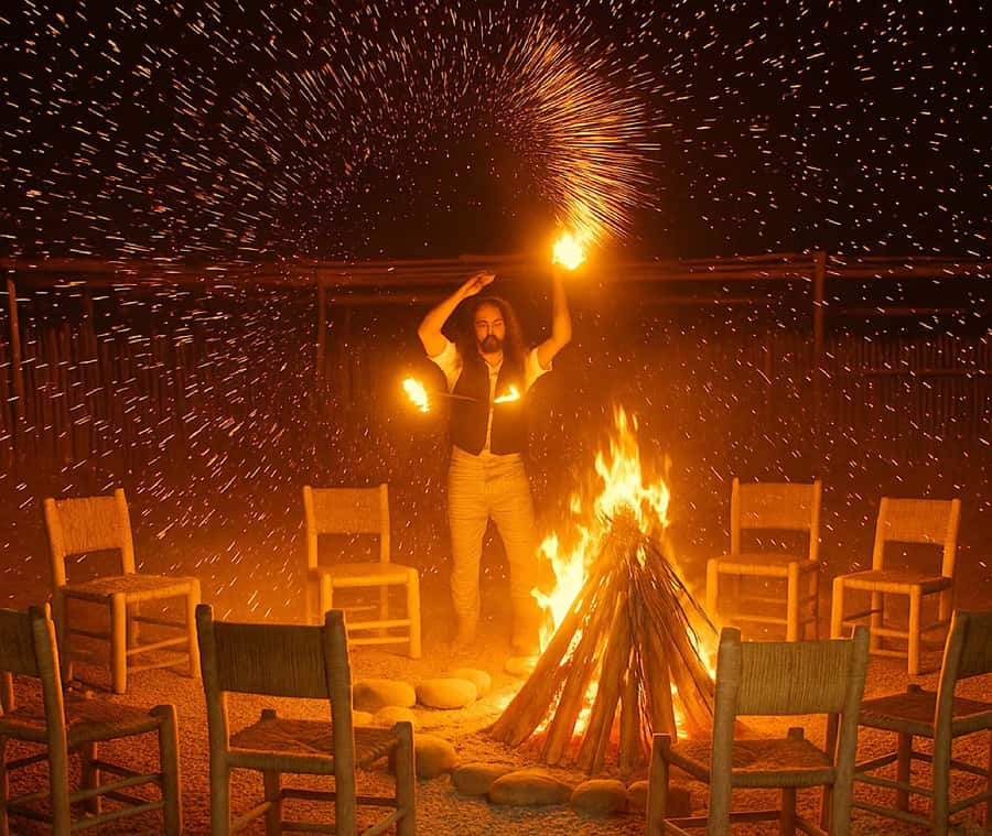 From Marrakech: Agafay Desert Dinner and Optional Camel Ride - Entering the Agafay Desert before sunset