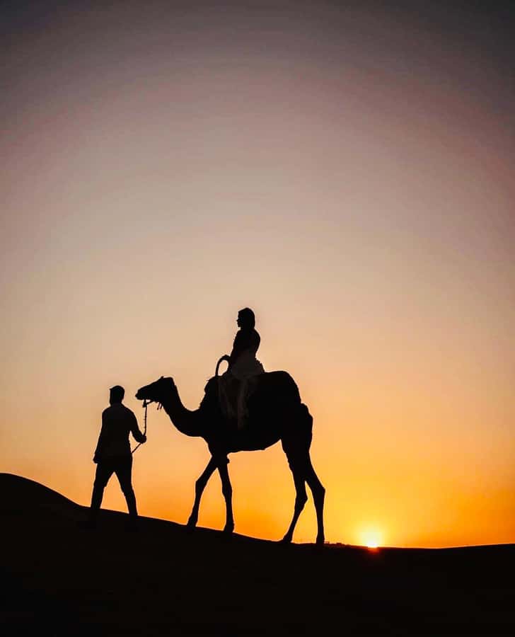 From Marrakech: Agafay Desert Dinner and Optional Camel Ride - Moroccan dinner under the stars