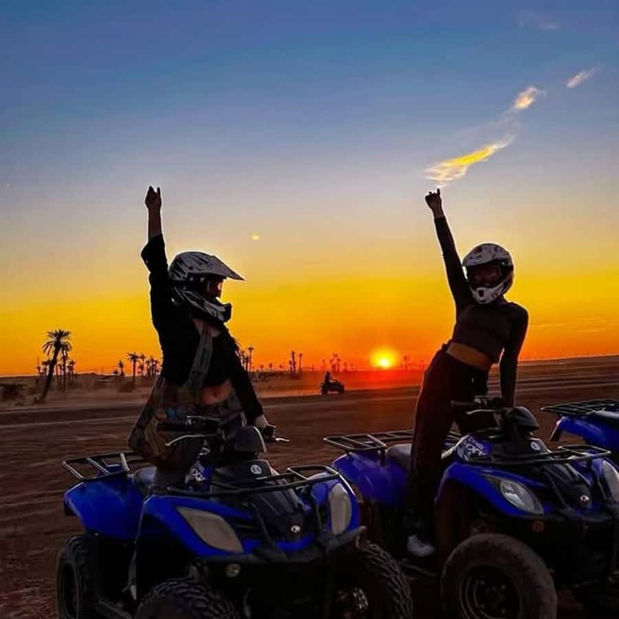 From Marrakech: Agafay Desert Dinner with Quad & Camel Ride - Reaching Agafay before sunset