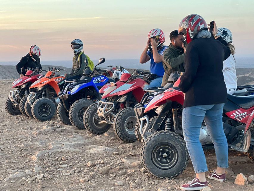 From Marrakech: Agafay Desert Quad Biking Tour with Transfer - Mint tea in the Agafay valley