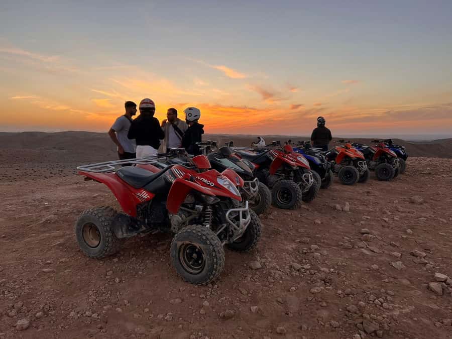 From Marrakech: Agafay Desert Quad Biking Tour with Transfer - The second ride follows a different route