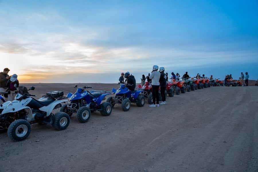 From Marrakech: Agafay Desert Quad Biking with Dinner & Show - The camel ride and desert photo stop