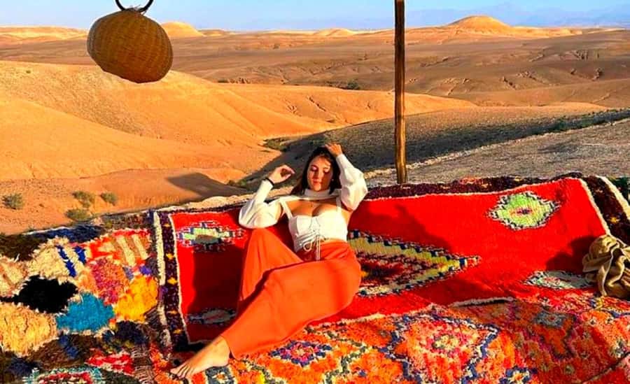 From Marrakech : Agafay Desert Sunset Dinner with Camel Ride - Changing Into Saharan Clothing at Camp