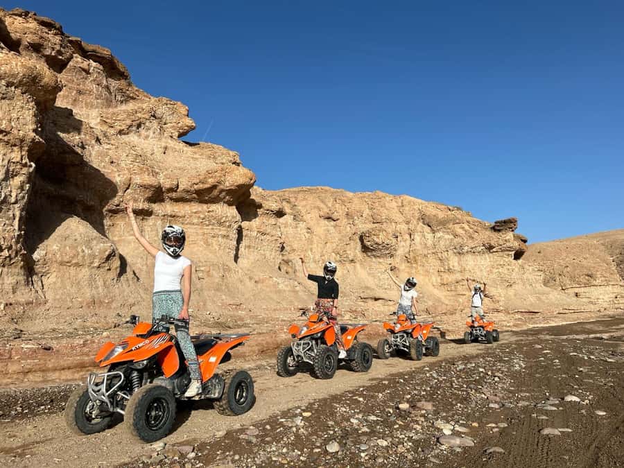 From Marrakech: ATV Quad Bike Tour in Agafay Desert - Riding through Agafay’s rocky desert