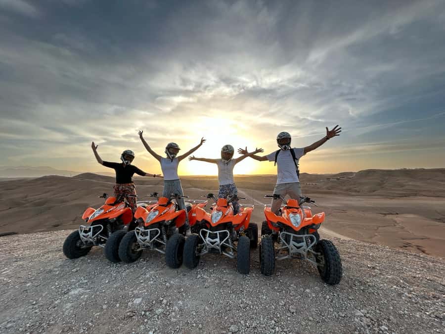 From Marrakech: ATV Quad Bike Tour in Agafay Desert - Your first minutes on the quad