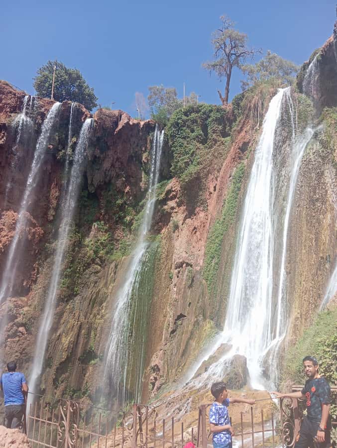 From Marrakech: Day Tour to Ouzoud Waterfalls - A short boat ride at the foot of the falls
