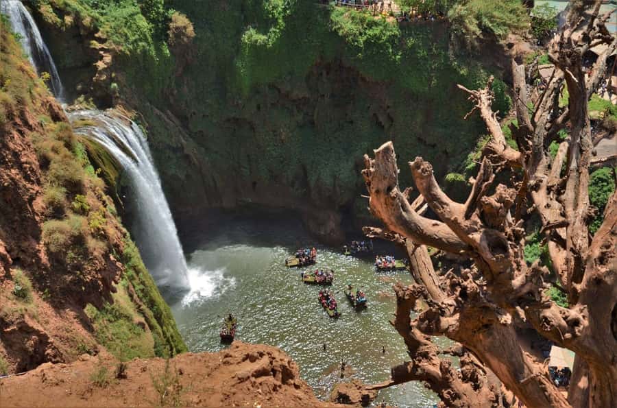 From Marrakech: Day Tour to Ouzoud Waterfalls - The climb back up is part of the deal