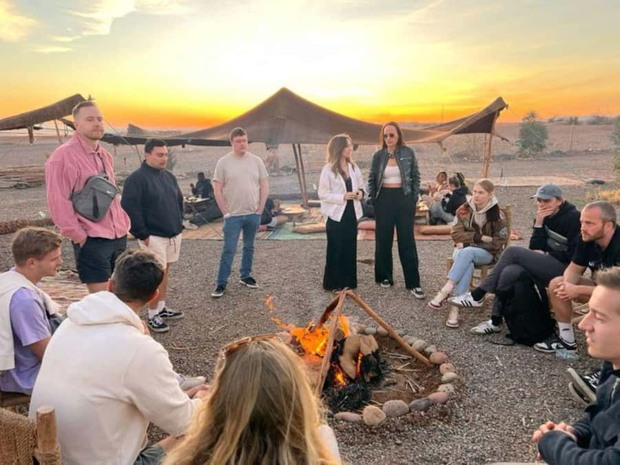 From Marrakech: Dinner in Agafay Desert with Sunset - Berber music, dancing, and the fire show